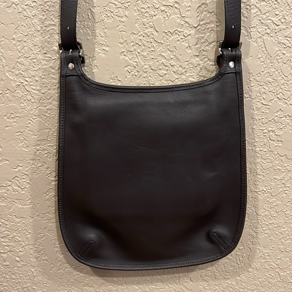 Coach Vintage 9135 hippie flap bag slim saddle bag Taupe Brown In Color - Picture 4 of 6